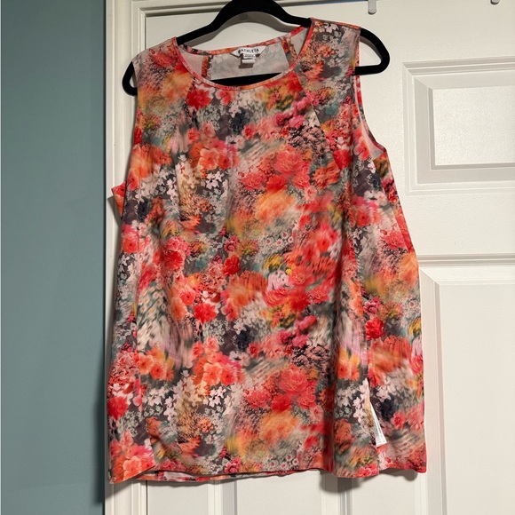 Athleta Tops - 10 Items for $20: Athleta Multicolor Floral Sleeveless Blouse
